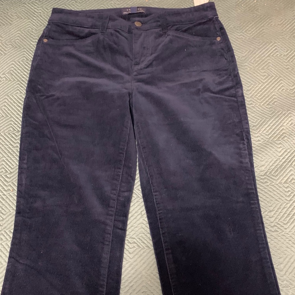 New with tags- navy cords from Talbots